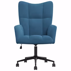 Poltrona Relax Blu in Vellutocod mxl 72555 - Vista aggiuntiva 3