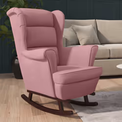 Questa sedia a dondolo è un'ottima combinazione di design elegante e funzionalità. Il mix di qualità artigianale e materiali ...