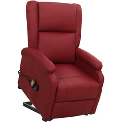 Vidaxl - Poltrona Alzapersona Reclinabile in similpelle da salotto vari colori colore : Rosso