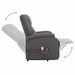 VidaXL 329710 sedia massaggiante elettrica Grigio - Vista aggiuntiva 5
