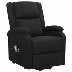VidaXL 329711 sedia massaggiante elettrica Nero