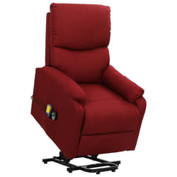 VidaXL 329752 sedia massaggiante elettrica Rosso