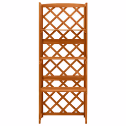 Traliccio con Ripiani 55x30x140 cm in Legno Massello di Abetecod mxl 79882 - Vista aggiuntiva 2