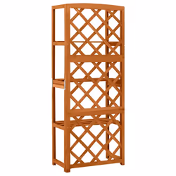 Traliccio con Ripiani 55x30x140 cm in Legno Massello di Abetecod mxl 79882 - Vista aggiuntiva 3