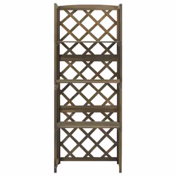 Graticcio con Ripiani Grigio 55x30x140cm in Massello di Abetecod mxl 127347 - Vista aggiuntiva 2