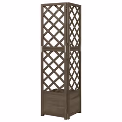 VidaXL 316412 fioriera Legno Grigio - Vista aggiuntiva 3