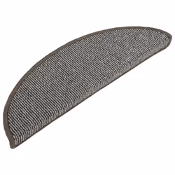 Tappetini per Scale 15 pz Grigio 56x17x3 cmcod mxl 80718 - Vista aggiuntiva 3
