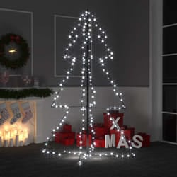 Vidaxl - Albero di Natale a Cono 200 led per Interni Esterni 98x150 cm