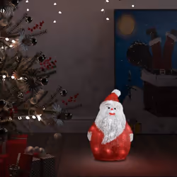 Questa statua di Babbo Natale attira l'attenzione. È la decorazione natalizia perfetta per la vostra casa! Questa statua di B ...