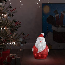 Vidaxl - Decorazione Natalizia, Babbo Natale led in Acrilico per Interno ed Esterno 28 cm 8432