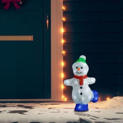 Vidaxl - Pupazzo di Neve led in Acrilico per Interno ed Esterno 30 cm 5538