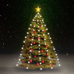 Vidaxl - Rete di Luce per Albero di Natale 150 led Bianco Freddo 150 cm