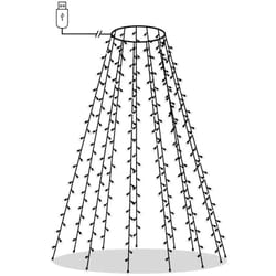 Vidaxl - Rete di Luce per Albero di Natale 180 led Bianco Freddo 180 cm