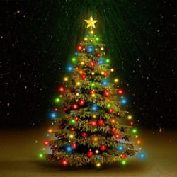 Vidaxl - Rete di Luce per Albero di Natale 180 led Multicolore 180 cm