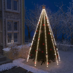 Vidaxl - Rete di Luce per Albero di Natale 400 led Bianco Freddo 400 cm 76779
