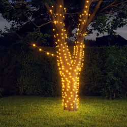 La luce fatata solare è perfetta per l'uso come aggiunta di illuminazione a qualsiasi progetto decorativo. È adatta per Natal ...