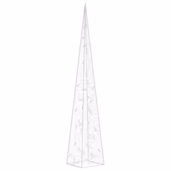 vidaXL Cono di Luce LED Acrilico Decorativo Bianco Freddo 90 cm - Vista aggiuntiva 3