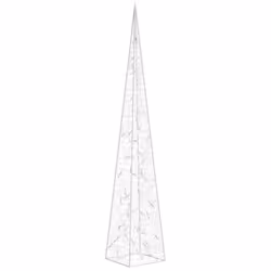 vidaXL Cono di Luce LED Decorativo Acrilico Blu 120 cm - Vista aggiuntiva 3