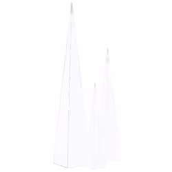 vidaXL Set Coni Luce LED Acrilico Decorativo Bianco Freddo 60/90/120cm - Vista aggiuntiva 2
