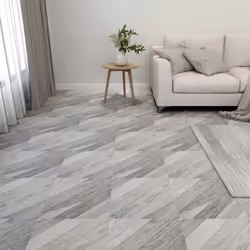 Questo set di listoni per pavimenti in PVC autoadesivo di alta qualità è composto da 20 listoni, ciascuno con una dimensione  ...