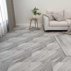 Listoni Pavimenti Adesivi 20 pz in pvc 1,86 m² Grigi a Strisce