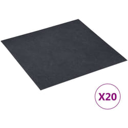 Listoni Pavimenti Adesivi 20 pz in pvc 1,86 m² Marmo Nero Vidaxl 87357