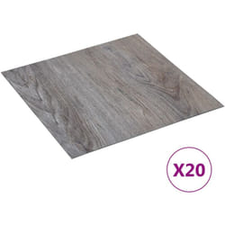 Listoni Pavimenti Adesivi 20 pz in pvc 1,86 m² Marrone Chiaro