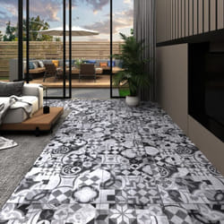 Vidaxl - Listoni Autoadesivi in pvc 5,21 m² 2 mm Motivo Grigio 33089