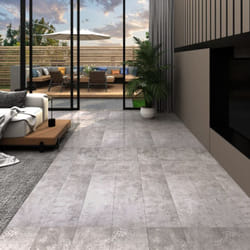 Vidaxl - Listoni Autoadesivi in pvc 5,21 m² 2 mm Grigio Terra 93379