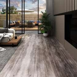 Vidaxl - Listoni Autoadesivi in pvc 5,21 m² 2 mm Legno Marrone Opaco 87582