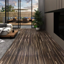 Listoni Autoadesivi in PVC 5,21 m² 2 mm Marrone a Strisce vidaXL 24282