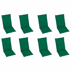 VidaXL 3072546 sedia da esterno Terrazzo Seduta imbottita Teak Verde - Vista aggiuntiva 5