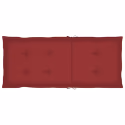 VidaXL 3072550 sedia da esterno Terrazzo Seduta imbottita Teak Rosso - Vista aggiuntiva 8