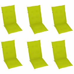 VidaXL 3072552 sedia da esterno Terrazzo Seduta imbottita Teak Verde - Vista aggiuntiva 6