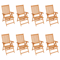 VidaXL 3072554 sedia da esterno Terrazzo Seduta imbottita Teak - Vista aggiuntiva 2