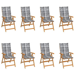 VidaXL 3072555 sedia da esterno Terrazzo Seduta imbottita Teak