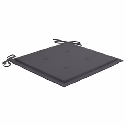 VidaXL 3072889 sedia da esterno Terrazzo Seduta imbottita Teak Antracite - Vista aggiuntiva 7