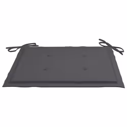 VidaXL 3072889 sedia da esterno Terrazzo Seduta imbottita Teak Antracite - Vista aggiuntiva 8