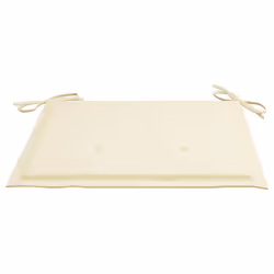VidaXL 3072891 sedia da esterno Terrazzo Seduta imbottita Teak Crema - Vista aggiuntiva 8