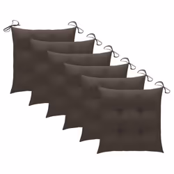 VidaXL 3072912 sedia da esterno Terrazzo Seduta imbottita Teak Grigio talpa - Vista aggiuntiva 7