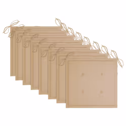 VidaXL 3072920 sedia da esterno Terrazzo Seduta imbottita Teak Beige - Vista aggiuntiva 6