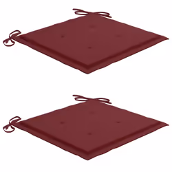 VidaXL 3072926 sedia da esterno Terrazzo Seduta imbottita Teak Rosso - Vista aggiuntiva 6
