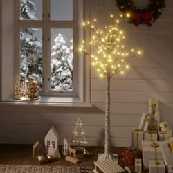 Vidaxl - Albero Natale, Albero effetto Realistico 140 led 1, 5m Salice Bianco Caldo Interno Esterno