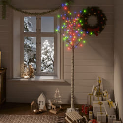 Vidaxl - Albero Natale 180 led 1,8 m Salice Colorato Interno Esterno