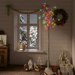 Vidaxl - Albero Natale, Albero effetto Realistico 200 led 2, 2m Salice Colorato Interno Esterno