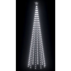 Vidaxl - Albero di Natale a Cono con 752 led Bianco Caldo 160x500 cm