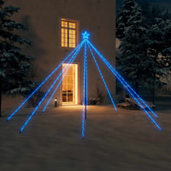 Vidaxl - Luci per Albero Natale Interni Esterni 576 led Blu 3,6 m 1890
