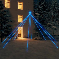Vidaxl - Luci per Albero di Natale Interni Esterni 800 led Blu 5 m 1079