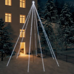 vidaXL Luci Albero di Natale Interni Esterni 1300LED Bianco Freddo 8 m
