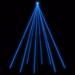 vidaXL Luci per Albero di Natale Interni Esterni 1300 LED Blu 8 m - Vista aggiuntiva 2